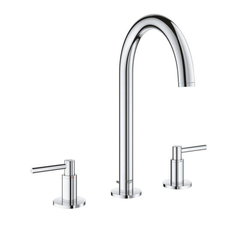 Grohe Lavabo Bataryası 3 Delikli Atrio Krom - 20009003